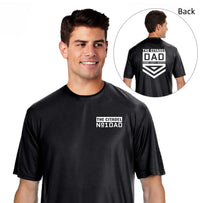 Load image into Gallery viewer, The Citadel Dad No 1 Performance T-Shirt- Black
