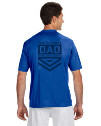 Load image into Gallery viewer, The Citadel Dad No 1 Performance T-Shirt- Royal
