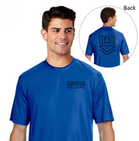 Load image into Gallery viewer, The Citadel Dad No 1 Performance T-Shirt- Royal
