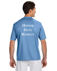 Load image into Gallery viewer, The Citadel PT Barracks logo, A4 Cooling Performance T-Shirt- Carolina Blue
