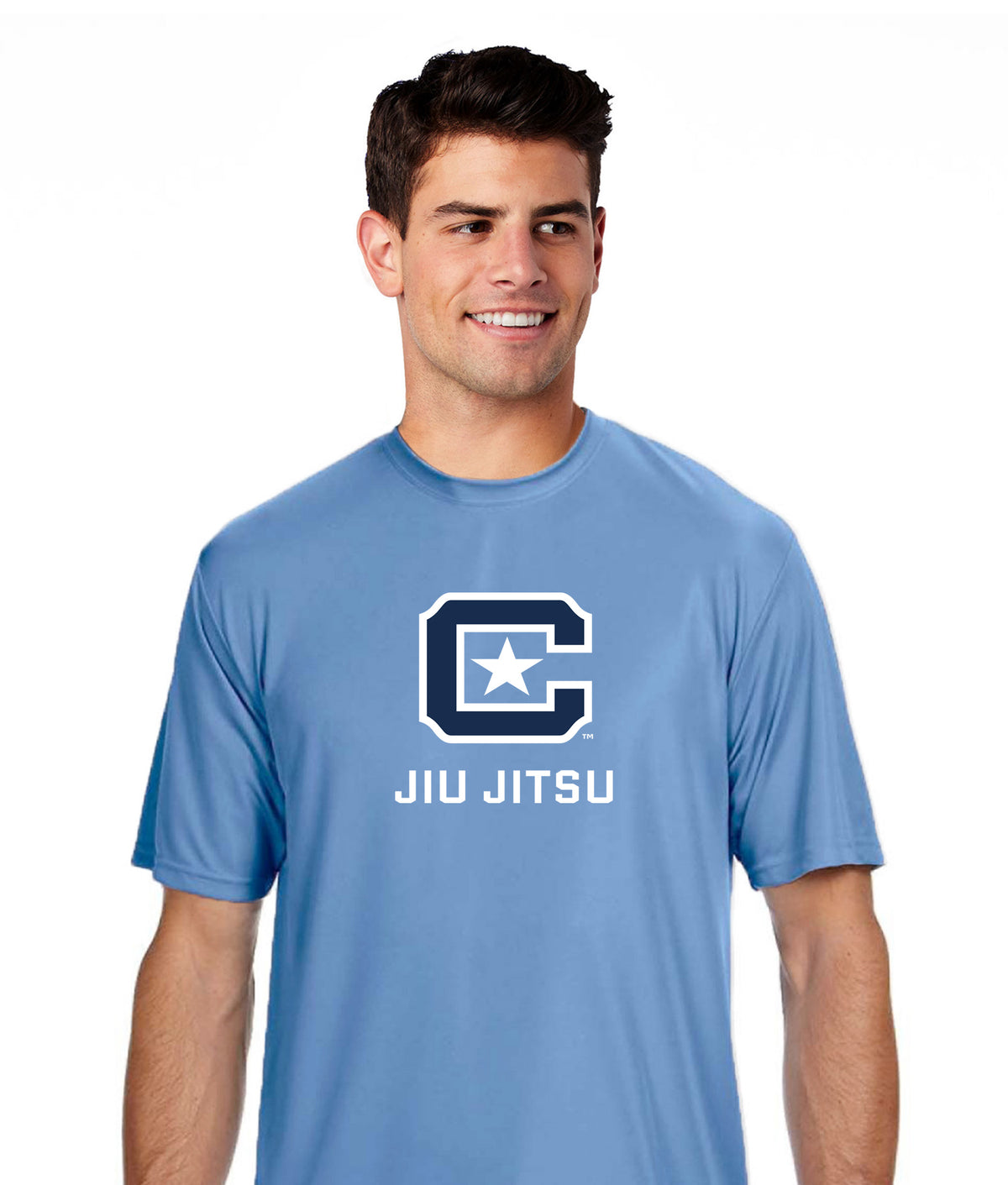 The Citadel, Club Sports - Jiu Jitsu,  Performance Short Sleeves T-Shirt - Carolina Blue