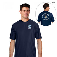 Load image into Gallery viewer, The Citadel, Club Sports - Rowing,  Performance Short Sleeve T-Shirt_Navy

