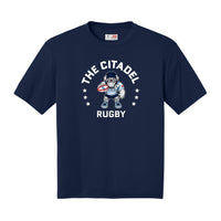 Load image into Gallery viewer, The Citadel, Club Sports - Rugby, Spike Rugby,  Performance Short Sleeve T-Shirt- Navy
