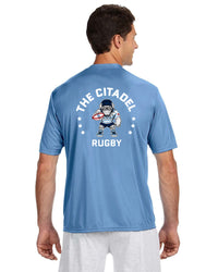 Load image into Gallery viewer, The Citadel, Club Sports - Rugby, CStar, Spike Rugby,  Performance Short Sleeve T-Shirt- Carolina Blue
