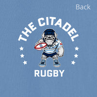 Load image into Gallery viewer, The Citadel, Club Sports - Rugby, CStar, Spike Rugby,  Performance Short Sleeve T-Shirt- Carolina Blue
