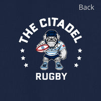 Load image into Gallery viewer, The Citadel, Club Sports - Rugby, CStar, Spike Rugby,  Performance Short Sleeve T-Shirt- Navy
