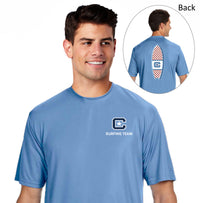 Load image into Gallery viewer, The Citadel, C Star, Club Sports - Surfing Team, A4 Men&#39;s Cooling Performance T-Shirt_ Carolina Blue
