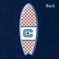 Load image into Gallery viewer, The Citadel, C Star, Club Sports - Surfing Team, A4 Men&#39;s Cooling Performance T-Shirt_ Navy
