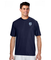 Load image into Gallery viewer, The Citadel, Golfing Spike, Club Sports Men&#39;s Golf, A4 Men&#39;s Cooling Performance T-Shirt- Navy
