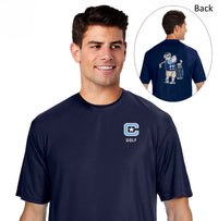 Load image into Gallery viewer, The Citadel, Golfing Spike, Club Sports Men&#39;s Golf, A4 Men&#39;s Cooling Performance T-Shirt- NAvy
