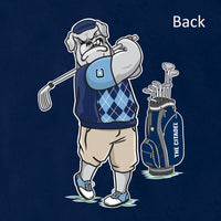 Load image into Gallery viewer, The Citadel, Golfing Spike, Club Sports Men&#39;s Golf, A4 Men&#39;s Cooling Performance T-Shirt- Navy - Back
