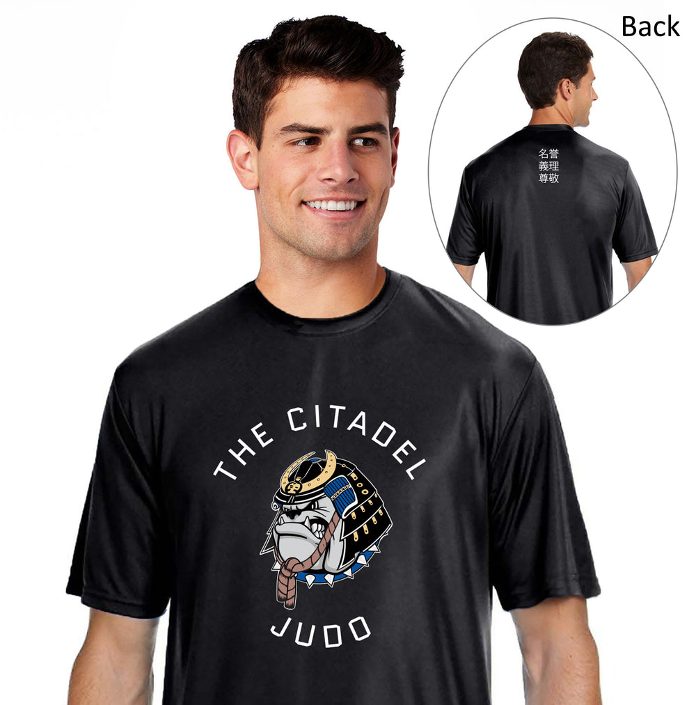 The Citadel, Club Sports - Judo, Official T-Shirt, A4 Men's Cooling Performance T-Shirt- Black