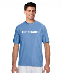 Load image into Gallery viewer, The Citadel A4 Cooling Performance Short Sleeve T-Shirt - Light Blue
