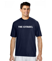 Load image into Gallery viewer, The Citadel A4 Cooling Performance Short Sleeve T-Shirt - Navy

