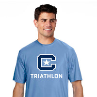 Load image into Gallery viewer, The Citadel Sports - Triathlon,  C Star, Performance T-Shirt
