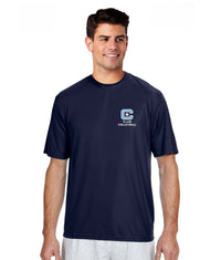Load image into Gallery viewer, The Citadel, Club Sports - Volleyball, CStar and Spike, A4 Men's Cooling Performance T-Shirt - Navy
