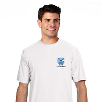 Load image into Gallery viewer, The Citadel, Club Sports - Volleyball, CStar and Spike, A4 Men's Cooling Performance T-Shirt - White
