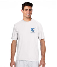 Load image into Gallery viewer, The Citadel, Club Sports - Volleyball, CStar and Spike, A4 Men's Cooling Performance T-Shirt - White
