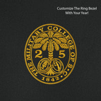 Load image into Gallery viewer, The Citadel, Customizable (Your Year) Ring Bezel Design,  Performance Long Sleeve Tee Shirt
