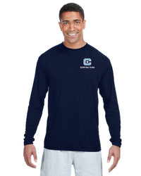Load image into Gallery viewer, The Citadel, Club Sports - Surfing Team, A4 Cooling Performance Long Sleeve Tee Shirt- Navy
