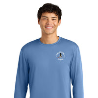 Load image into Gallery viewer, The Citadel, Club Sports - Rowing, Spike, Performance Long Sleeve Tee Shirt - Carolina Blue
