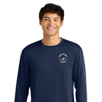 Load image into Gallery viewer, The Citadel, Club Sports - Rowing, Spike, Performance Long Sleeve Tee Shirt - Navy
