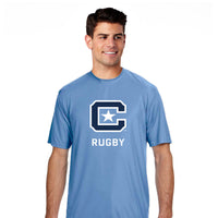 Load image into Gallery viewer, The Citadel, Club Sports - Rugby, A4 Men&#39;s Cooling Performance T-Shirt - Carolina Blue

