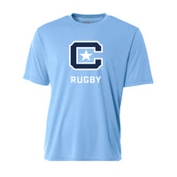 Load image into Gallery viewer, The Citadel, Club Sports - Rugby, A4 Men&#39;s Cooling Performance T-Shirt - Carolina Blue

