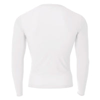 Load image into Gallery viewer, The Citadel, C Star, Club Sports - Surfing Team, A4 Adult Polyester Spandex Long Sleeve Compression T-Shirt- White
