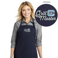 Load image into Gallery viewer, The Citadel, Grill Master, C Star, Embroidered Port Authority® Easy Care Full-Length Apron with Stain Release
