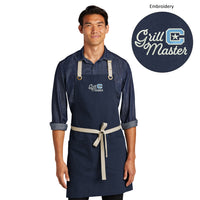 Load image into Gallery viewer, The Citadel, Grill Master, C Star, Port Authority® Canvas Full-Length Two-Pocket Apron
