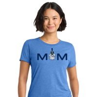 Load image into Gallery viewer, The Citadel, Mom and Spike, Women’s Tri-Blend T-Shirt - Carolina blue
