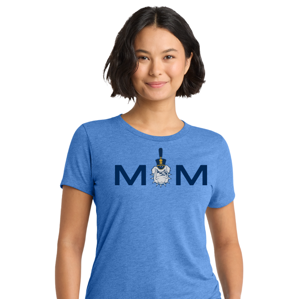 The Citadel, Mom and Spike, Women’s Tri-Blend T-Shirt - Carolina blue