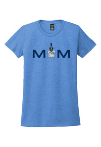 Load image into Gallery viewer, The Citadel, Mom and Spike, Women’s Tri-Blend T-Shirt - Carolina blue
