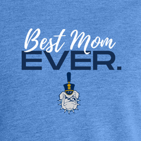 Load image into Gallery viewer, The Citadel, Spike logo, Best Mom Ever, Women’s Tri-Blend T-Shirt - Carolina Blue
