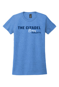 Load image into Gallery viewer, The Citadel, Bonus Mom, Women’s Tri-Blend T-Shirt - Carolina Blue
