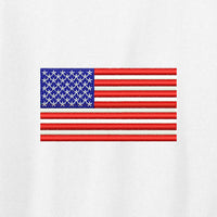 Load image into Gallery viewer, American Flag,  Women’s Tri-Blend T-shirt - White
