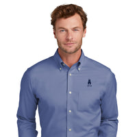 Load image into Gallery viewer, The Citadel, Class of 2018, Barracks, Brooks Brothers® Wrinkle-Free Stretch Pinpoint Shirt-Cobalt
