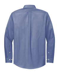 Load image into Gallery viewer, The Citadel, Class of 2018, Barracks, Brooks Brothers® Wrinkle-Free Stretch Pinpoint Shirt-Cobalt- Black
