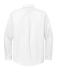 Load image into Gallery viewer, The Citadel, Class of 2018, Barracks, Brooks Brothers® Wrinkle-Free Stretch Pinpoint Shirt-White- Back
