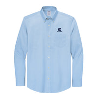 Load image into Gallery viewer, The Citadel C, Brooks Brothers® Wrinkle-Free Stretch Pinpoint Shirt- Newport Blue
