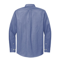 Load image into Gallery viewer, The Citadel , Atlanta Citadel Club, Brooks Brothers® Wrinkle-Free Stretch Pinpoint Shirt - Cobalt
