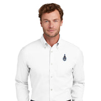 Load image into Gallery viewer, The Citadel, Spike Logo, Brooks Brothers® Wrinkle-Free Stretch Pinpoint Shirt - White
