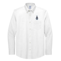 Load image into Gallery viewer, The Citadel, Spike Logo, Brooks Brothers® Wrinkle-Free Stretch Pinpoint Shirt - White
