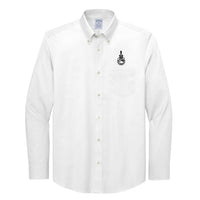 Load image into Gallery viewer, The Citadel, Spike, Brooks Brothers® Wrinkle-Free Stretch Pinpoint Shirt - White
