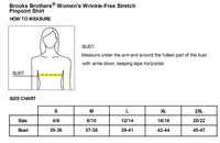 Load image into Gallery viewer, Big Red Palmetto Brooks Brothers® Women’s Wrinkle-Free Stretch Pinpoint Shirt- Size Chart
