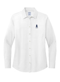 Load image into Gallery viewer, The Citadel, Class of 2018, Barracks, Brooks Brothers® Women’s Wrinkle-Free Stretch Pinpoint Shirt- White

