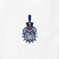 Load image into Gallery viewer, The Citadel, Spike Logo,  Brooks Brothers® Women’s Wrinkle-Free Stretch Pinpoint Shirt- Cobalt Blue- White
