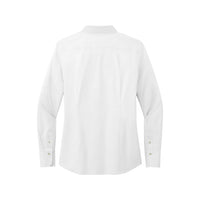 Load image into Gallery viewer, The Citadel , Atlanta Citadel Club, Brooks Brothers® Women’s Wrinkle-Free Stretch Pinpoint Shirt - White - Back
