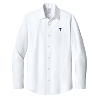 Load image into Gallery viewer, The Citadel, Big Red, Brooks Brothers® Wrinkle-Free Stretch Pinpoint Spread Collar Shirt - White

